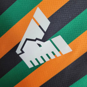 Camisa Venezia Treino 23/24 - Manga Longa - Torcedor Kappa Masculina - Verde e Laranja