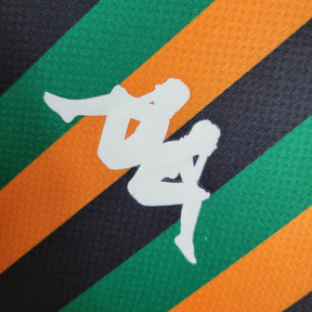 Camisa Venezia Treino 23/24 - Manga Longa - Torcedor Kappa Masculina - Verde e Laranja