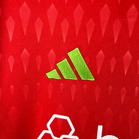 Camisa Internacional Goleiro 23/24 - Torcedor Adidas Masculina - Vermelha com detalhes em verde e branco