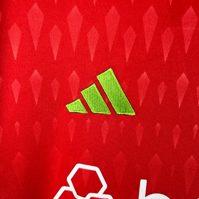 Camisa Internacional Goleiro 23/24 - Torcedor Adidas Masculina - Vermelha com detalhes em verde e branco