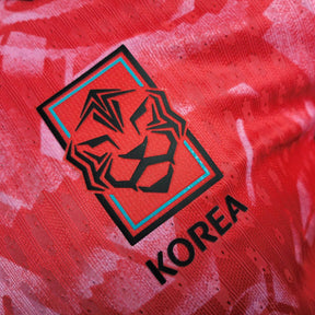 Camisa Coreia do Sul I 24/25 - Jogador Nike Masculina - Vermelha com detalhes em azul