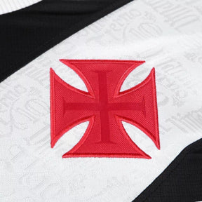 Camisa Vasco da Gama I 24/25 manga longa - Torcedor Kappa Masculina - Preta