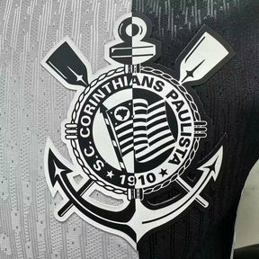 Camisa Corinthians III 24/25 - Jogador Nike Masculina - Branca e preta