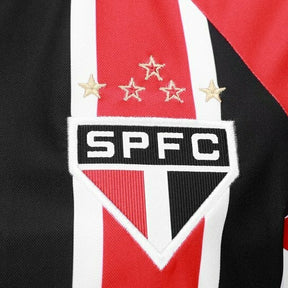 Camisa São Paulo II 25/26 - Torcedor New Balance Feminina - Vermelha e preta
