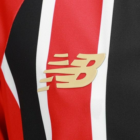 Camisa São Paulo II 25/26 - Torcedor New Balance Feminina - Vermelha e preta