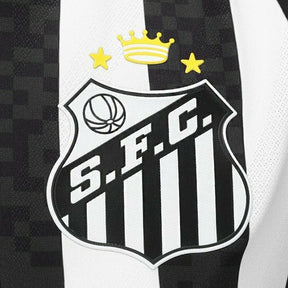 Camisa Santos II 25/26 - Torcedor Umbro Feminina - Branca e preta