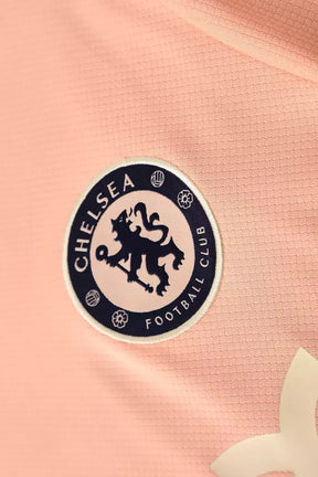 Camisa Regata Chelsea Treino 25/26 - Torcedor Nike Masculina - Salmão com detalhes em azul