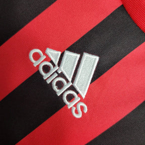 Camisa Retrô AC Milan I 2007/2008 manga longa - Masculina Adidas - Vermelha e preta