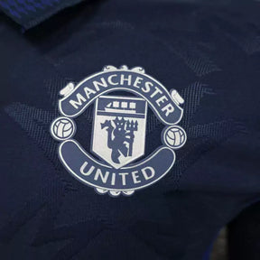 Camisa Manchester United II 24/25 manga longa - Jogador Adidas Masculina - Azul