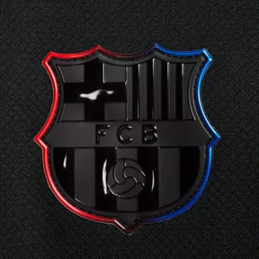 Camisa Barcelona II 24/25 - Torcedor Nike Feminina - Preta com detalhes em azul e vermelho