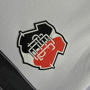 Camisa Santa Cruz II 24/25 - Torcedor Volt Feminina - Branca com detalhes em preto e vermelho