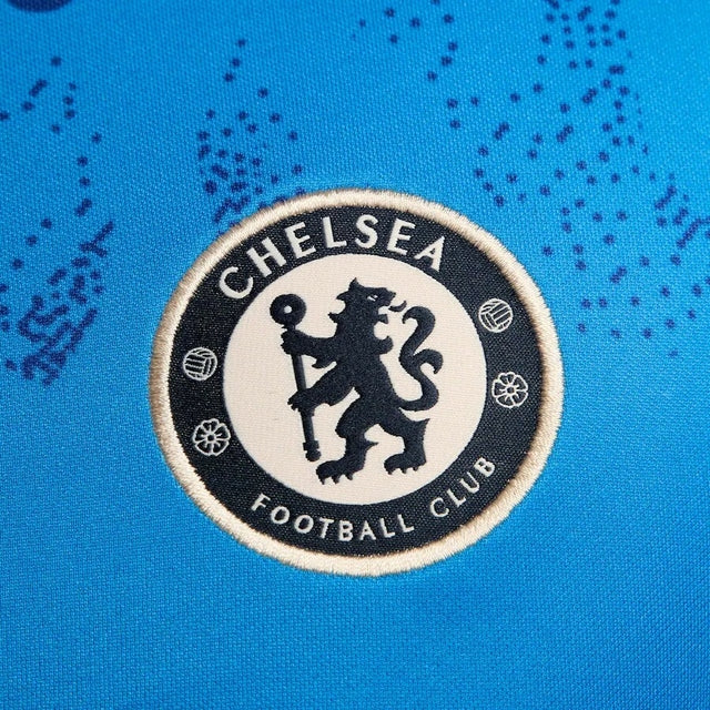 Camisa Chelsea Pré-jogo 24/25 - Torcedor Nike Masculina - Azul