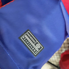 Camisa Barcelona I 23/24 manga longa - Torcedor Nike Masculina - Azul e vermelha