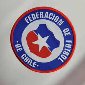 Camisa Chile II 24/25 - Torcedor Adidas Masculina - Branca com detalhes em vermelho