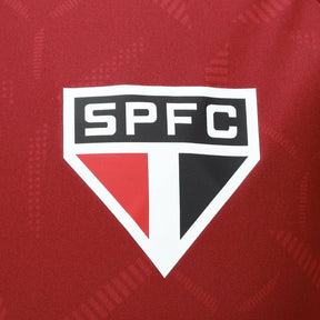 Camisa São Paulo Treino 25/26 - Torcedor New Balance Feminina - Vermelha
