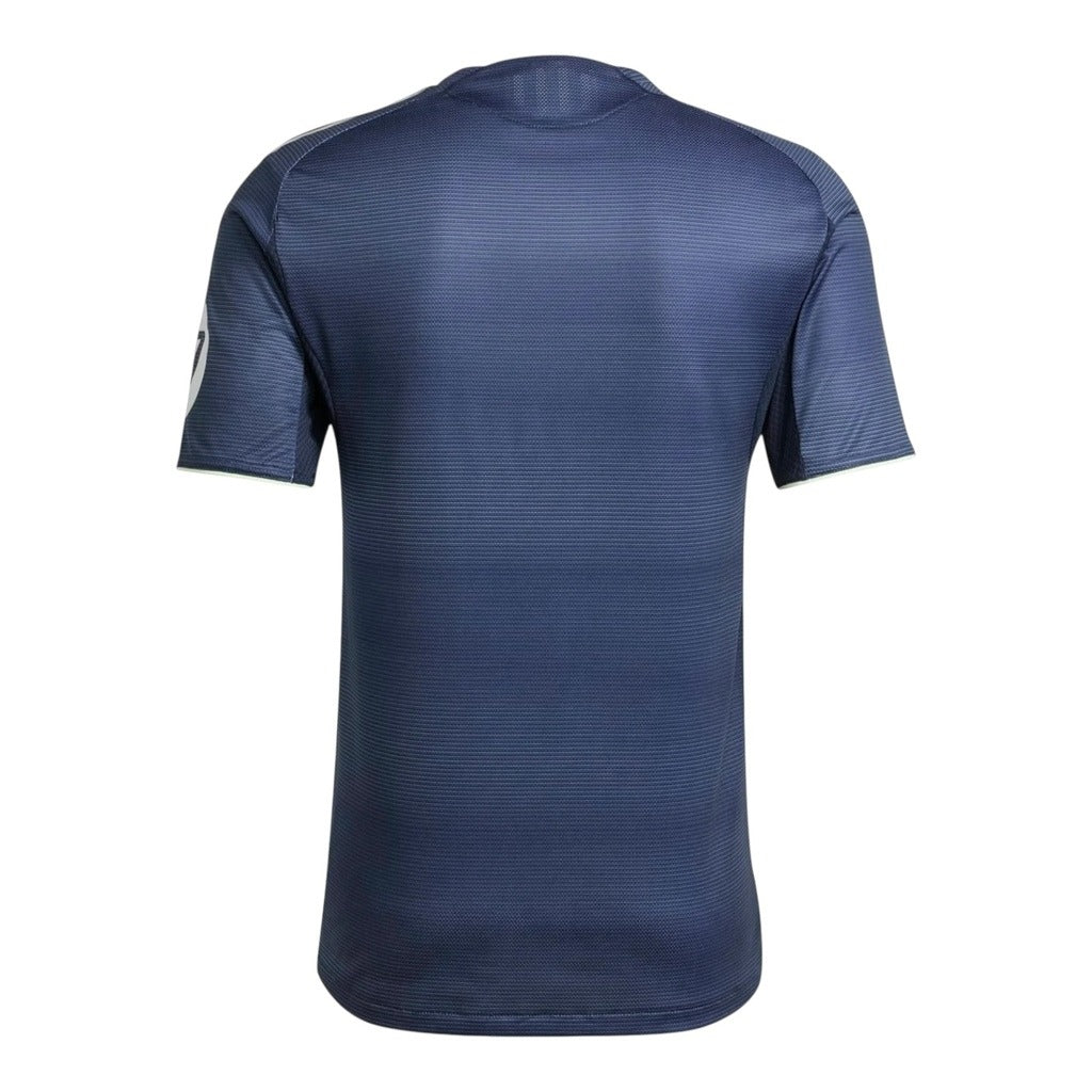 Camisa Real Madrid II 25/26 - Torcedor Adidas Masculina - Azul com detalhes em amarelo