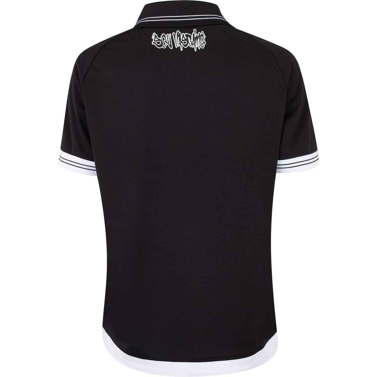 Camisa Vasco da Gama I 25/26 - Torcedor Kappa Feminina  Preto+Branco