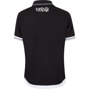 Camisa Vasco da Gama I 25/26 - Torcedor Kappa Feminina  Preto+Branco