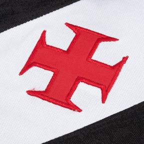 Camisa Vasco da Gama I 25/26 - Torcedor Kappa Feminina  Preto+Branco