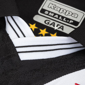 Camisa Vasco da Gama I 25/26 - Torcedor Kappa Feminina  Preto+Branco