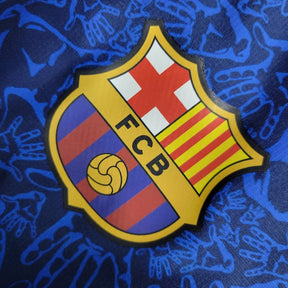 Jaqueta Corta-Vento Barcelona 23/24 Masculino Nike - Azul