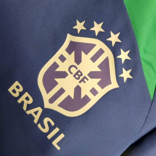 Jaqueta Corta-Vento Brasil 23/24 Masculina Nike - Azul