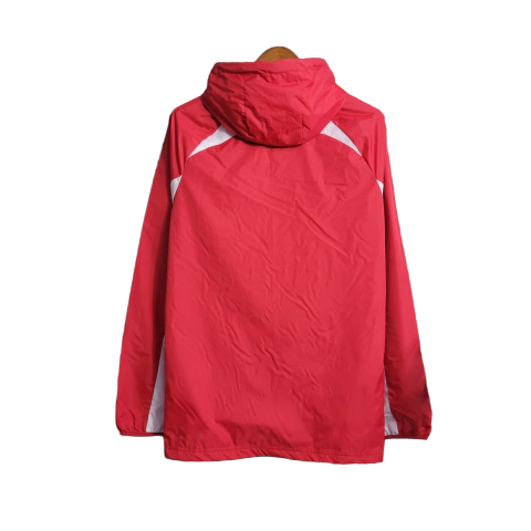 Jaqueta Corta-Vento Internacional 23/24 - Masculina Nike - Vermelha com detalhes em branco