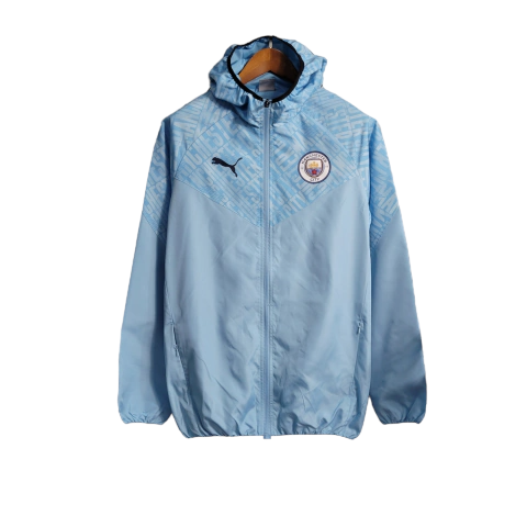 Jaqueta Corta-Vento Manchester City 23/24 Masculina Puma - Azul