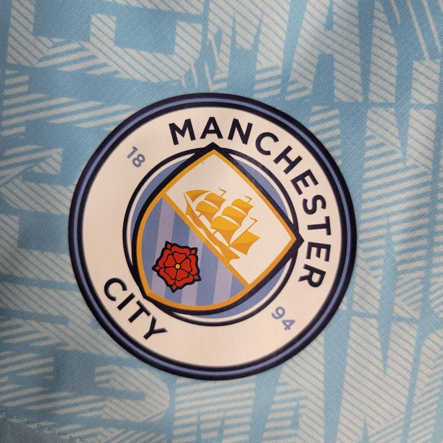Jaqueta Corta-Vento Manchester City 23/24 Masculina Puma - Azul