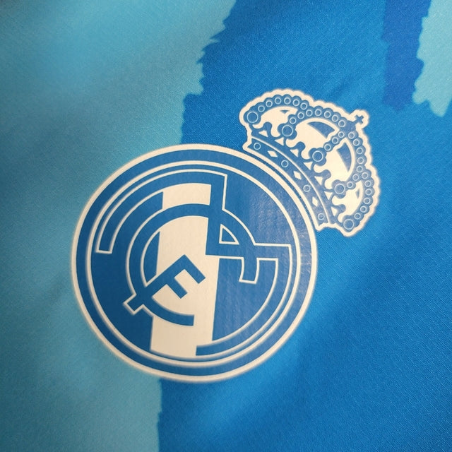 Jaqueta Corta-Vento Real Madrid 23/24 - Masculina Adidas - Azul