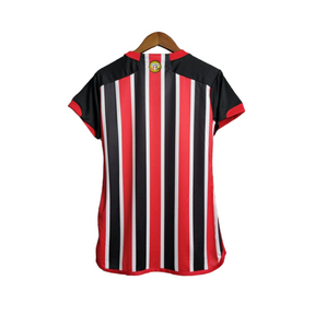 Camisa São Paulo II 23/24 - Torcedor Adidas Feminina - Vermelha e preta