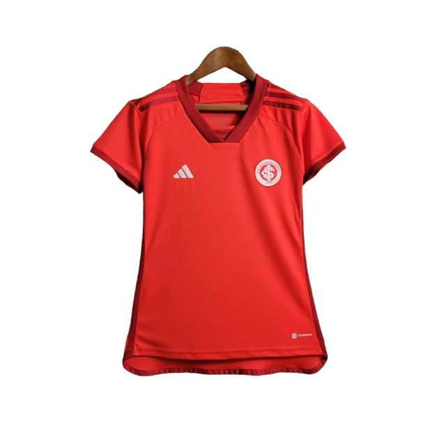 Camisa Internacional I 23/24 - Torcedor Adidas Feminina - Vermelha