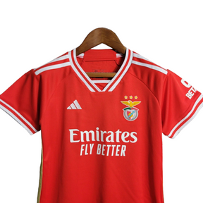 Kit Infantil Benfica I 23/24 - Adidas - Vermelho
