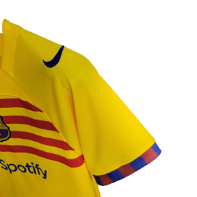 Kit Infantil Barcelona IV Nike 23/24 - Amarelo