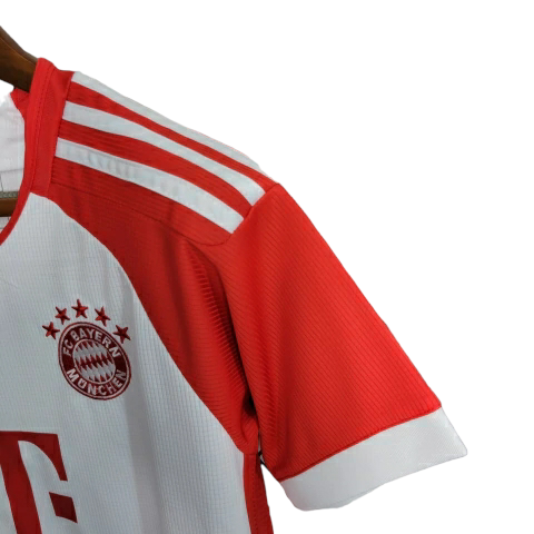 Kit Infantil Bayern de Munique I 23/24 - Adidas - Branco
