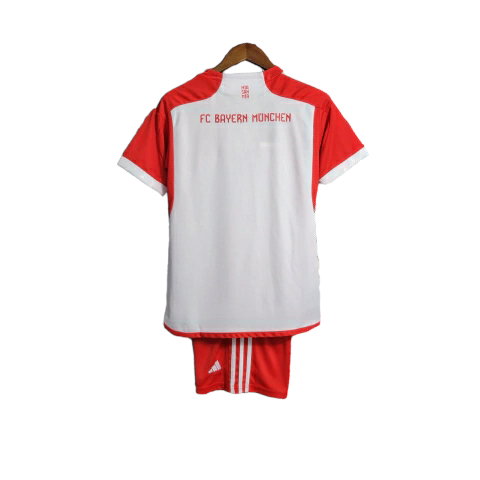 Kit Infantil Bayern de Munique I 23/24 - Adidas - Branco
