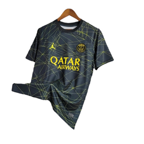Camisa Paris Saint-Germain IV 23/24 - Torcedor Jordan Masculina - Cinza