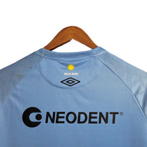 Camisa Athletico Paranaense II 23/24 manga longa - Torcedor Umbro Masculina - Azul com detalhes em preto