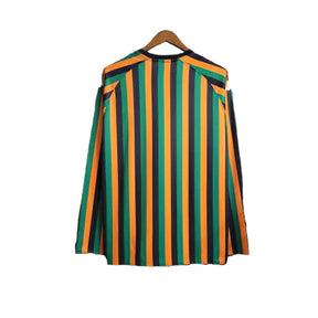 Camisa Venezia Treino 23/24 - Manga Longa - Torcedor Kappa Masculina - Verde e Laranja