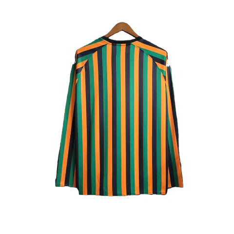Camisa Venezia Treino 23/24 - Manga Longa - Torcedor Kappa Masculina - Verde e Laranja