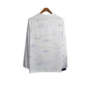 Camisa Tottenham I 23/24 manga longa - Torcedor Nike Masculina - Branca com detalhes em azul