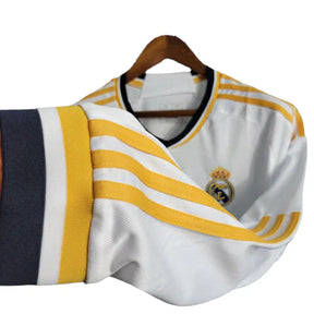 Camisa Real Madrid I 23/24 manga longa - Torcedor Adidas Masculina - Branca