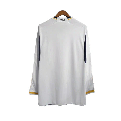 Camisa Real Madrid I 23/24 manga longa - Torcedor Adidas Masculina - Branca