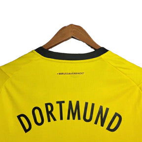 Camisa Borussia Dortmund 23/24 manga longa - Torcedor Puma Masculina - Amarela