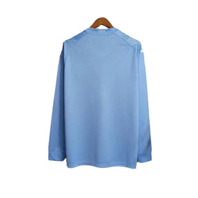 Camisa Manchester City I 23/24 - Manga Longa - Torcedor Puma Masculina - Azul
