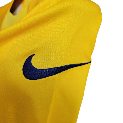 Camisa Barcelona IV 23/24 manga longa - Torcedor Nike Masculina - Amarela