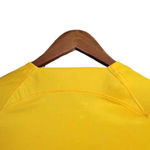 Camisa Barcelona IV 23/24 manga longa - Torcedor Nike Masculina - Amarela