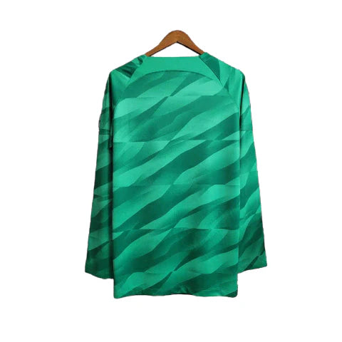 Camisa Paris Saint-Germain Goleiro 23/24 manga longa - Torcedor Nike Masculina - Verde