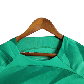 Camisa Paris Saint-Germain Goleiro 23/24 manga longa - Torcedor Nike Masculina - Verde