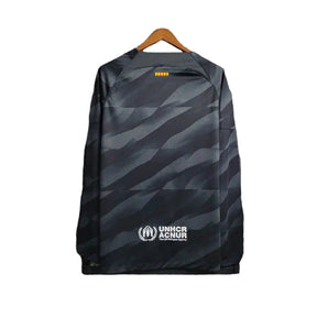 Camisa Barcelona Goleiro 23/24 - Manga Longa - Torcedor Nike Masculina - Preto
